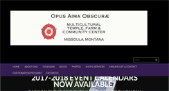 Desktop Screenshot of opusaimaobscurae.org